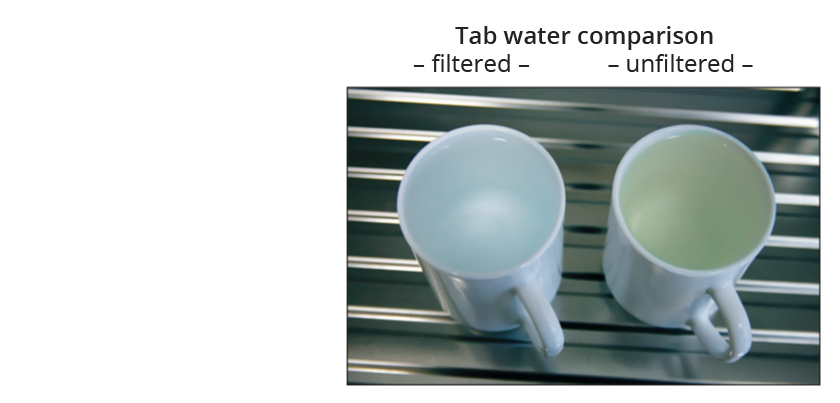 Tassentest-Vergleich