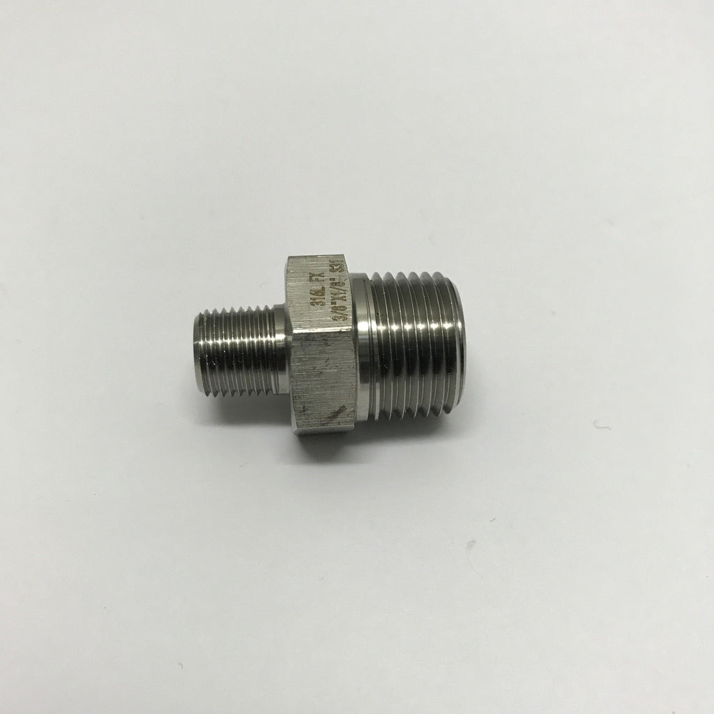 Spezialverbinder 3/8"AG aus Edelstahl für Ihren vorhandenen Flexschlauch-Anschluss