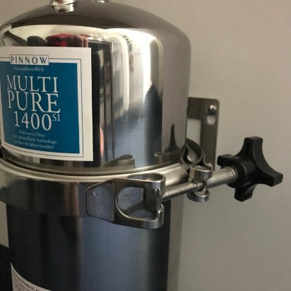 Wandhalter für MULTI-PURE™ Edelstahl-Modelle - NEU: für noch festeren Halt