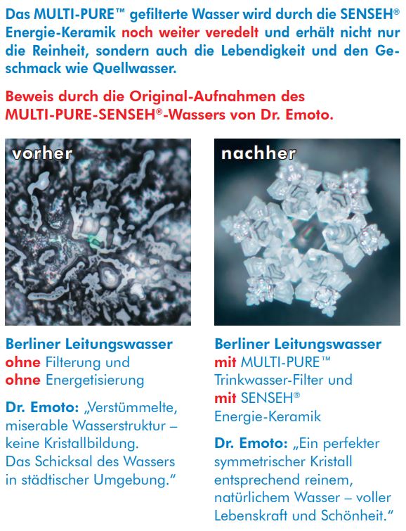 SENSEH® Energie-Keramik für alle MULTIPURE Modelle