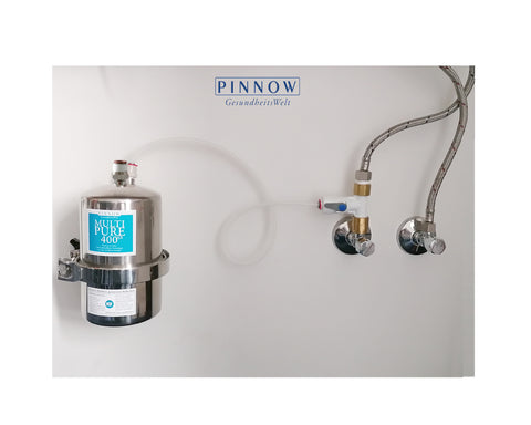 MULTI-PURE™ MP-400 SI - Basismodell ohne Wasserhahn (inclusive Edelstahlverbinder 3/8" AG für Ihren vorhandenen Flexschlauch-Anschluss)