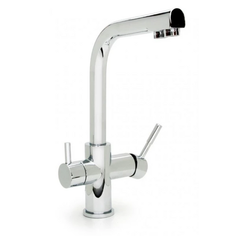 DeLuxe-Wasserhahn (DUBLIN) METALL FREE, hoher Auslauf getrennte Ausläufe für Filter- und Leitungswasser